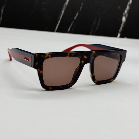 NEW GUCCI GG1868S 002 HAVANA BLUE RED UNISEX SUNGLASSES GUCCI main image 7